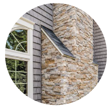 stone veneer facade siding Metro Detroit 